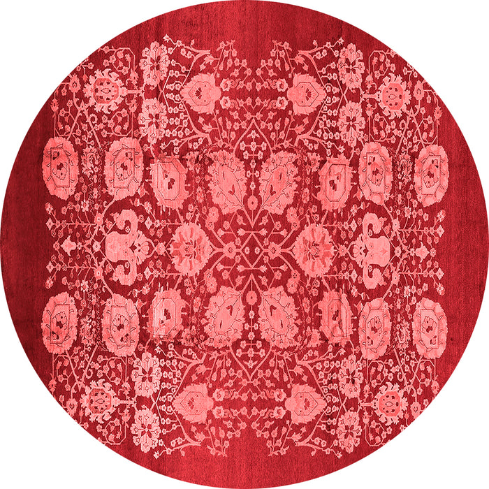 Machine Washable Oriental Red Industrial Rug, wshurb852red