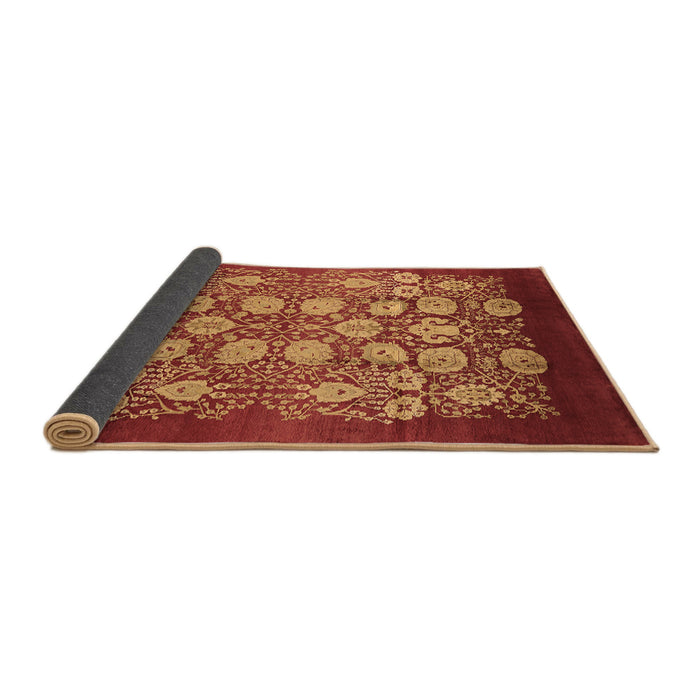 Sideview of Oriental Brown Industrial Rug, urb852brn