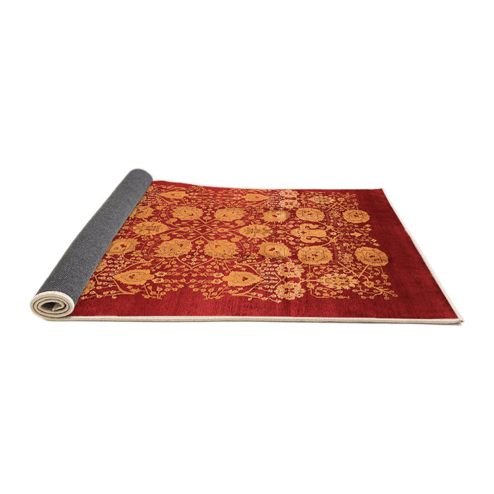 Sideview of Oriental Orange Industrial Rug, urb852org