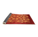 Sideview of Oriental Orange Industrial Rug, urb852org