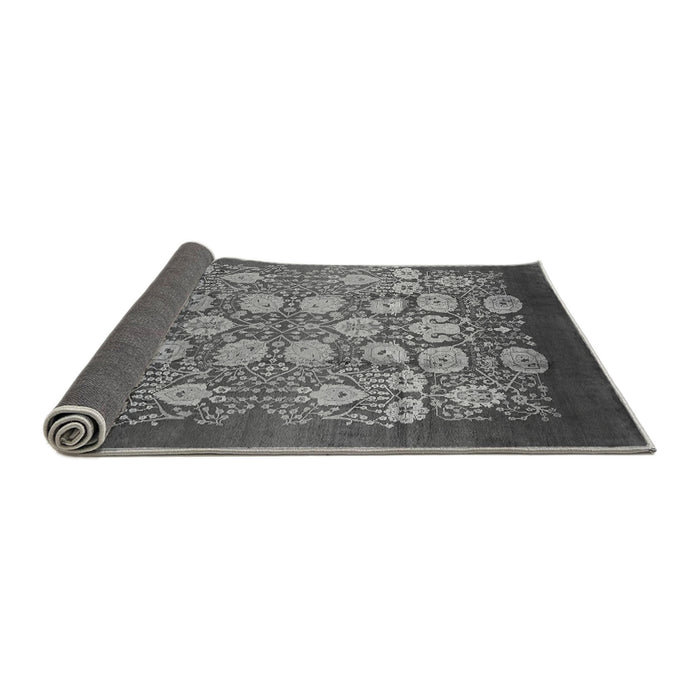 Sideview of Oriental Gray Industrial Rug, urb852gry