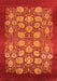 Oriental Orange Industrial Rug, urb852org