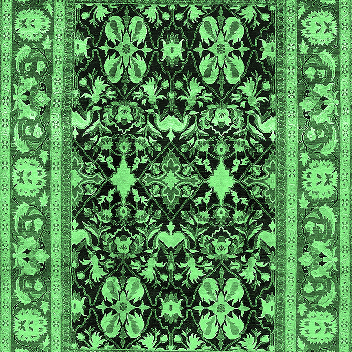 Oriental Emerald Green Industrial Rug, urb853emgrn