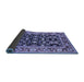 Sideview of Oriental Blue Industrial Rug, urb853blu