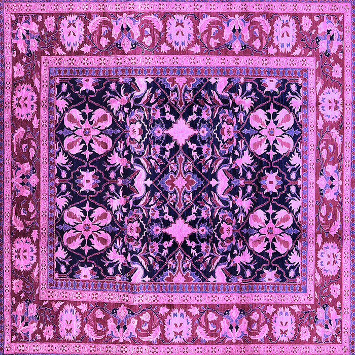 Square Oriental Purple Industrial Rug, urb853pur
