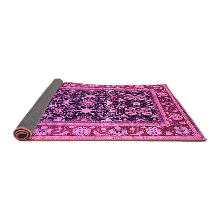 Sideview of Oriental Pink Industrial Rug, urb853pnk