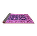 Sideview of Oriental Purple Industrial Rug, urb853pur