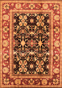 Oriental Orange Industrial Rug, urb853org