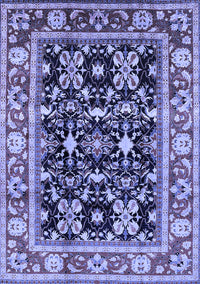 Oriental Blue Industrial Rug, urb853blu