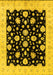 Oriental Yellow Industrial Rug, urb854yw