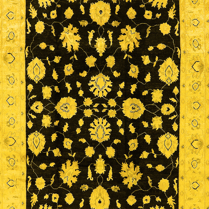 Oriental Yellow Industrial Rug, urb854yw