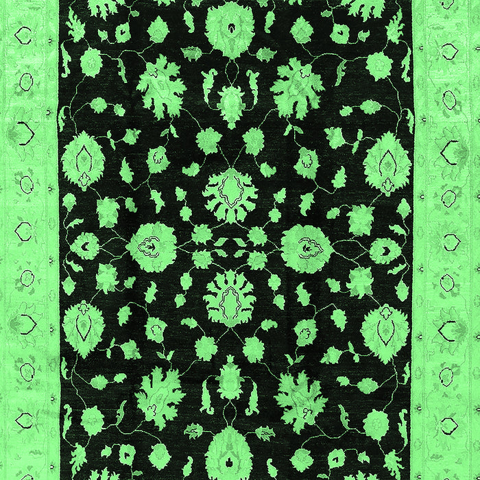 Oriental Emerald Green Industrial Rug, urb854emgrn