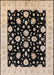 Mid-Century Modern Burgundy Brown Oriental Rug, urb854