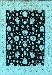 Oriental Light Blue Industrial Rug, urb854lblu