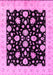 Oriental Pink Industrial Rug, urb854pnk