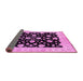 Sideview of Oriental Pink Industrial Rug, urb854pnk