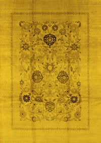 Oriental Yellow Industrial Rug, urb855yw