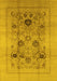 Oriental Yellow Industrial Rug, urb855yw