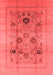 Oriental Red Industrial Area Rugs