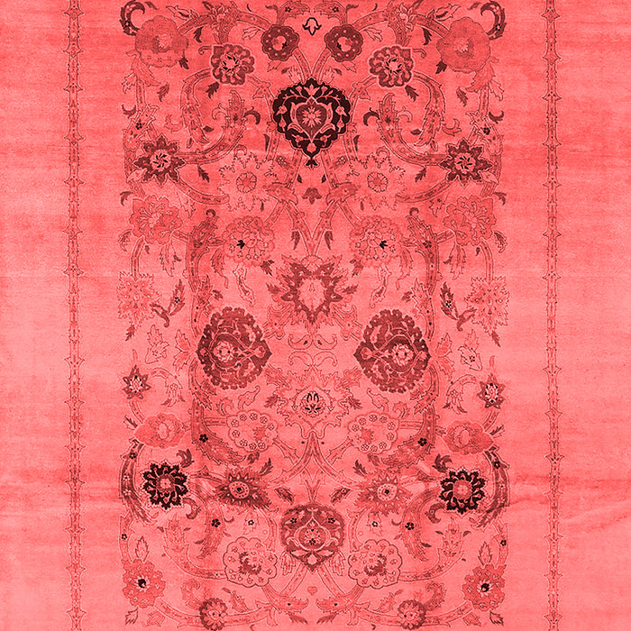 Oriental Red Industrial Area Rugs
