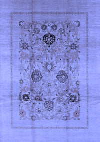 Oriental Blue Industrial Rug, urb855blu