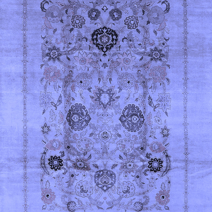 Oriental Blue Industrial Rug, urb855blu