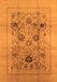 Machine Washable Oriental Orange Industrial Area Rugs, wshurb855org