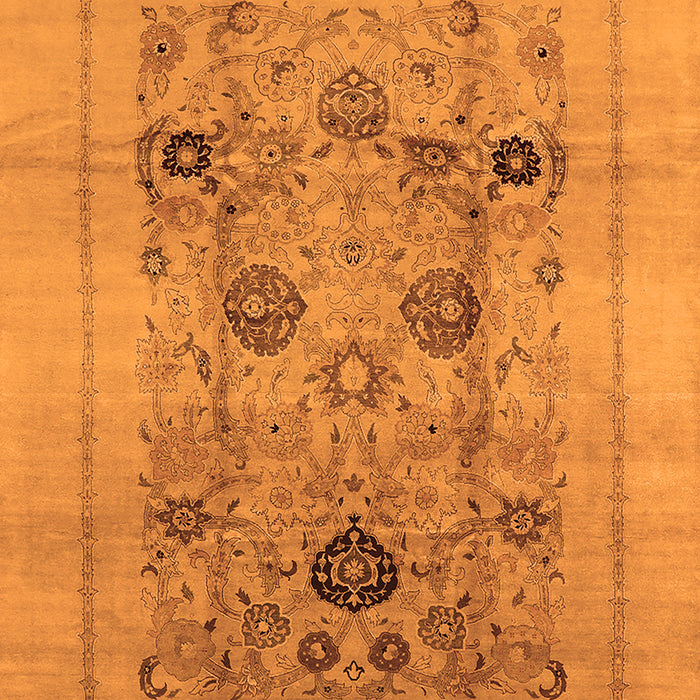 Oriental Orange Industrial Rug, urb855org