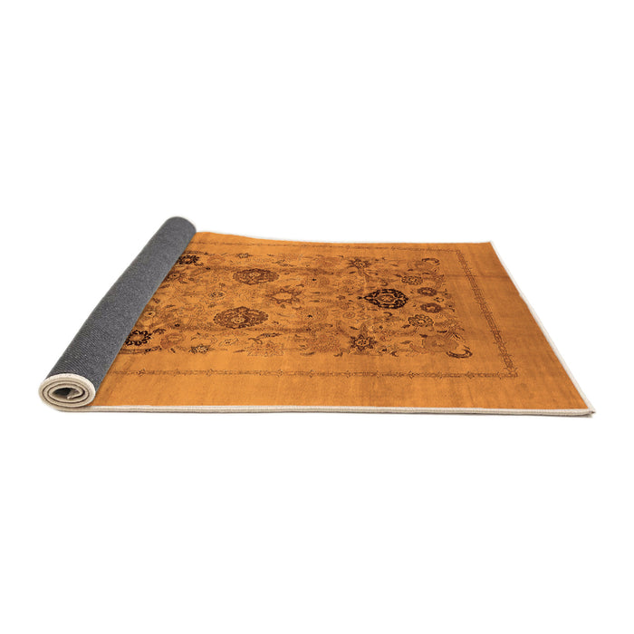 Sideview of Oriental Orange Industrial Rug, urb855org