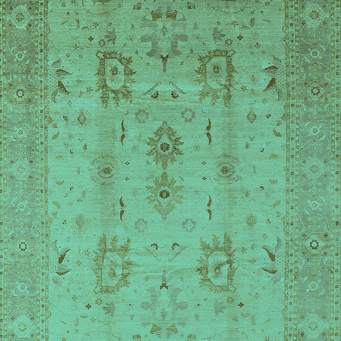 Oriental Turquoise Industrial Rug, urb856turq