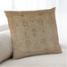 Lifestyle Image of Mid-Century Modern Urban Square Brown Sand Brown Throw Pillow, 18 inch by 18 inch, pwurb856