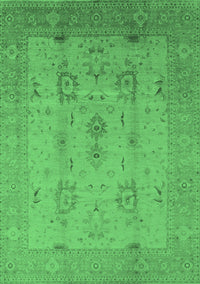 Oriental Emerald Green Industrial Rug, urb856emgrn