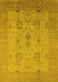 Oriental Yellow Industrial Rug, urb856yw