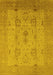 Oriental Yellow Industrial Rug, urb856yw