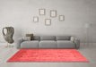 Industrial Red Washable Rugs