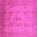 Square Oriental Pink Industrial Rug, urb856pnk