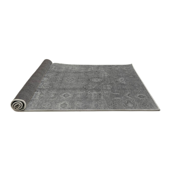 Sideview of Oriental Gray Industrial Rug, urb857gry
