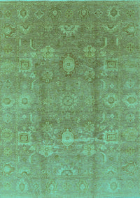 Oriental Turquoise Industrial Rug, urb857turq