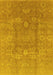 Oriental Yellow Industrial Rug, urb857yw