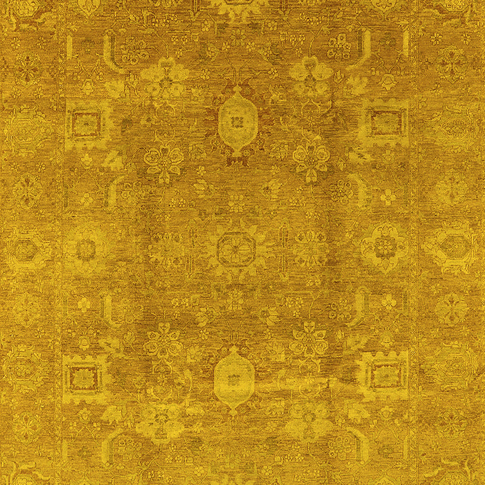Oriental Yellow Industrial Rug, urb857yw