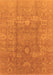 Machine Washable Oriental Orange Industrial Area Rugs, wshurb857org