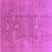 Square Oriental Purple Industrial Rug, urb857pur