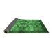 Sideview of Oriental Emerald Green Industrial Rug, urb858emgrn