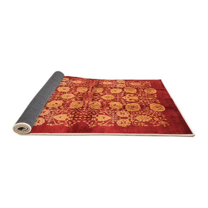 Sideview of Oriental Orange Industrial Rug, urb858org