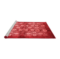 Industrial Red Washable Rugs