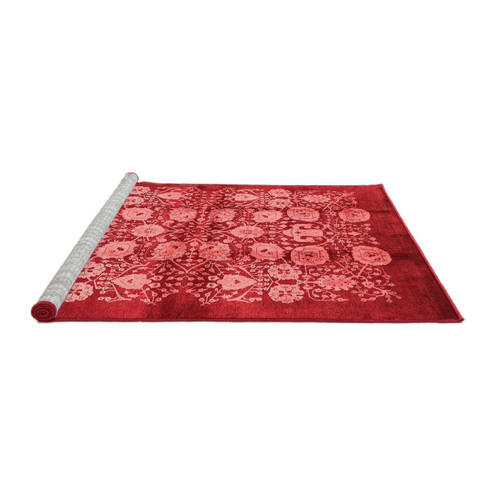 Industrial Red Washable Rugs