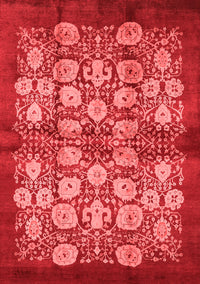 Oriental Red Industrial Rug, urb858red