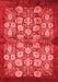 Oriental Red Industrial Area Rugs