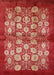 Mid-Century Modern Red Oriental Rug, urb858