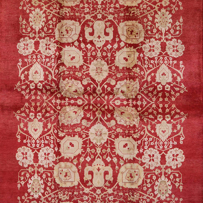 Mid-Century Modern Red Oriental Rug, urb858